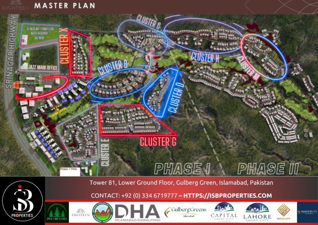 Eighteen Islamabad Map